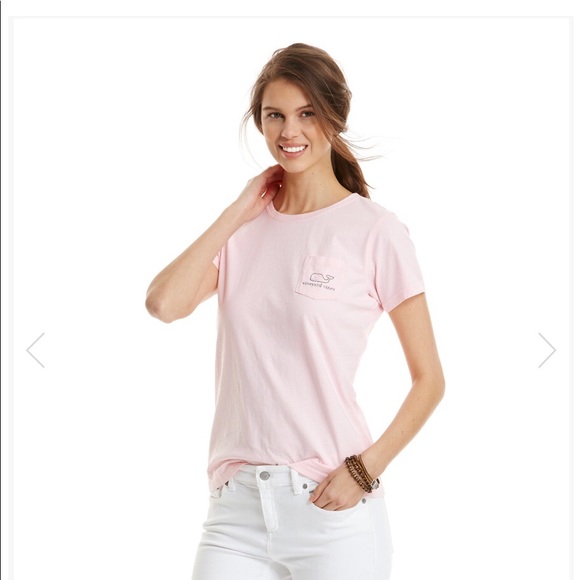 Vineyard Vines Tops - Vineyard Vines - Whale Pocket Tee NWT - Flamingo